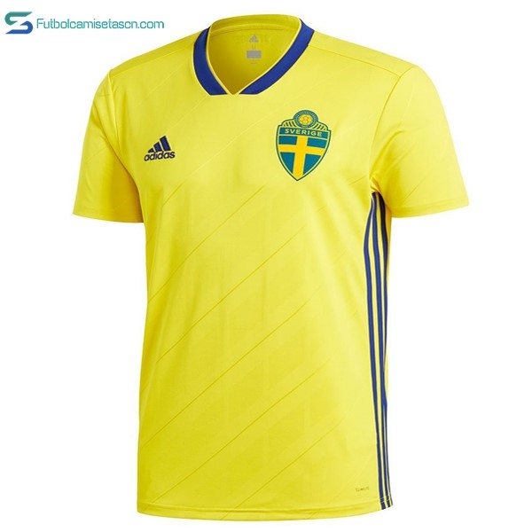 Camiseta Suecia 1ª 2018